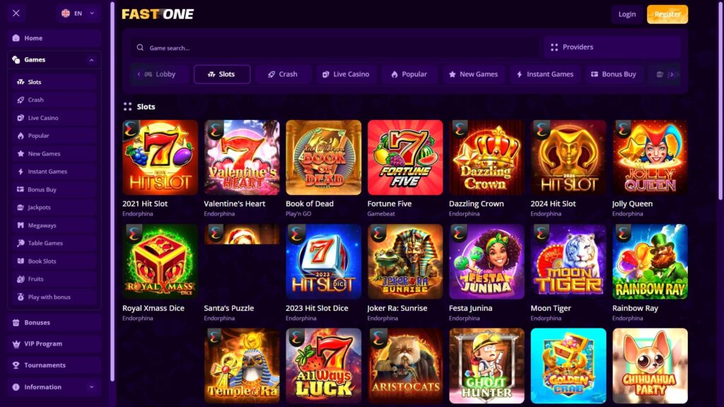 FastOne casino slots