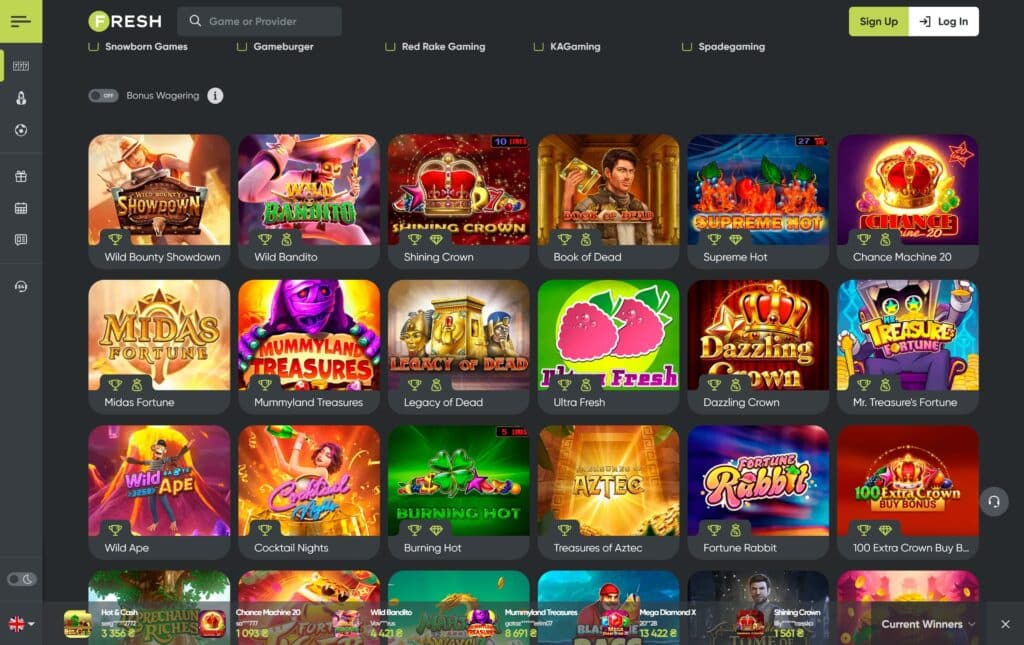 Fresh casino slots