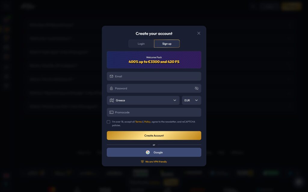 Gangsta casino registration