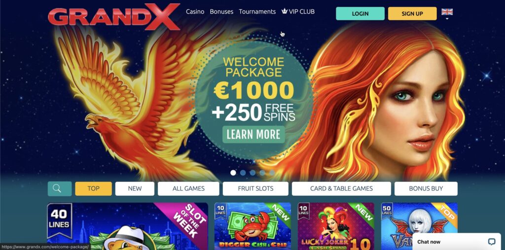 GrandX casino review