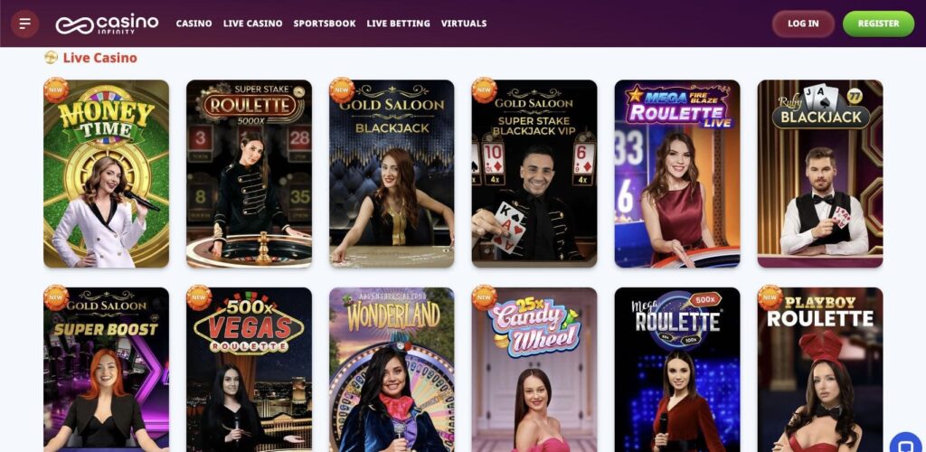 Live dealer casino