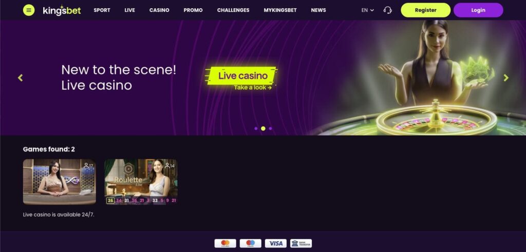 Live dealer casino