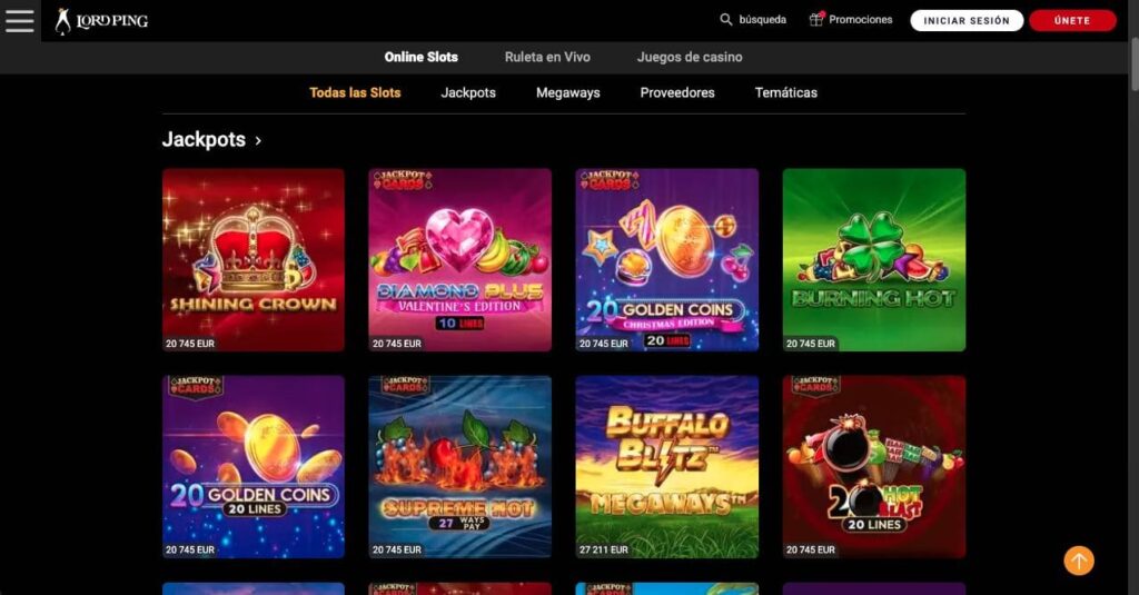 Lord Ping casino slots