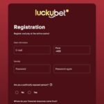 LuckyBet casino registration