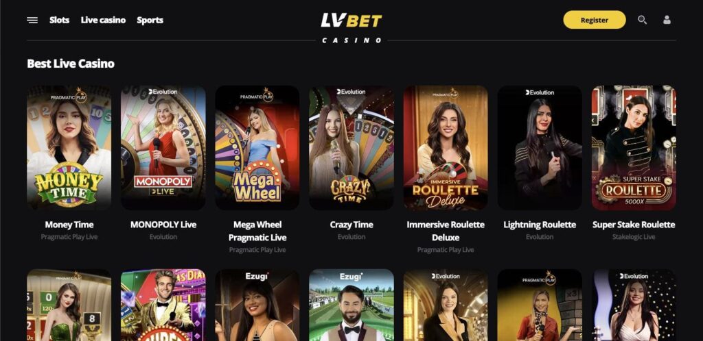 Live dealer casino