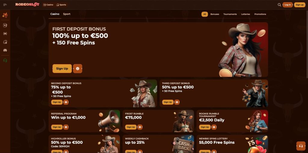 Rodeoslot Casino Bonuses