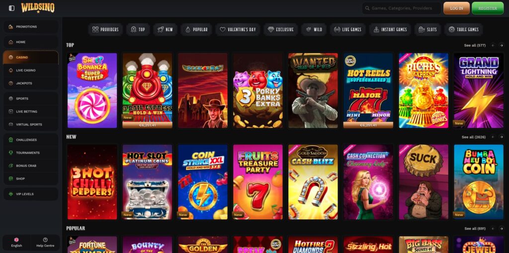 WildSino Casino Slots