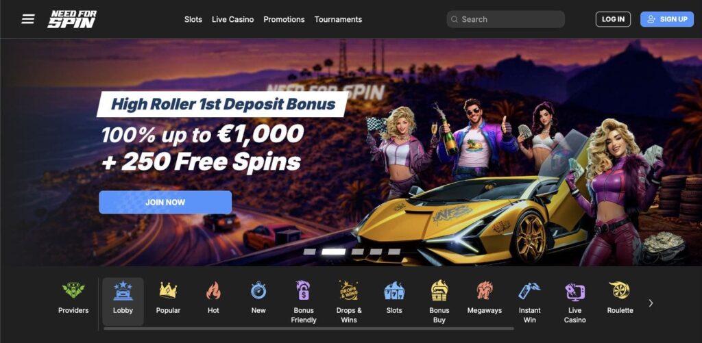Need For Spin casino review