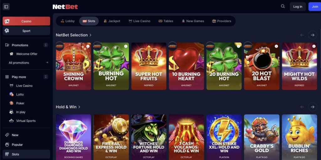 Netbet casino slots